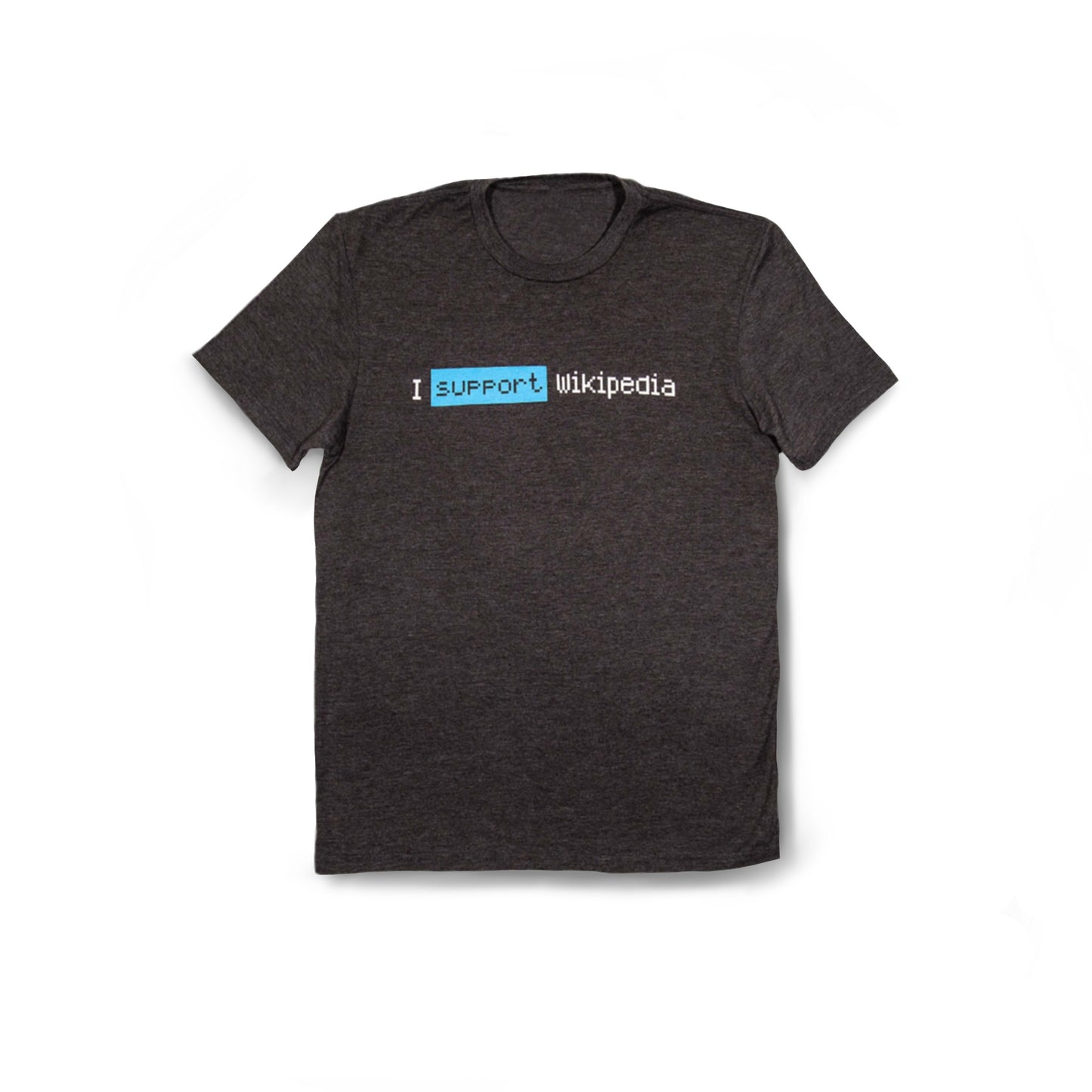 "I support Wikipedia" Box t-shirt Unisex