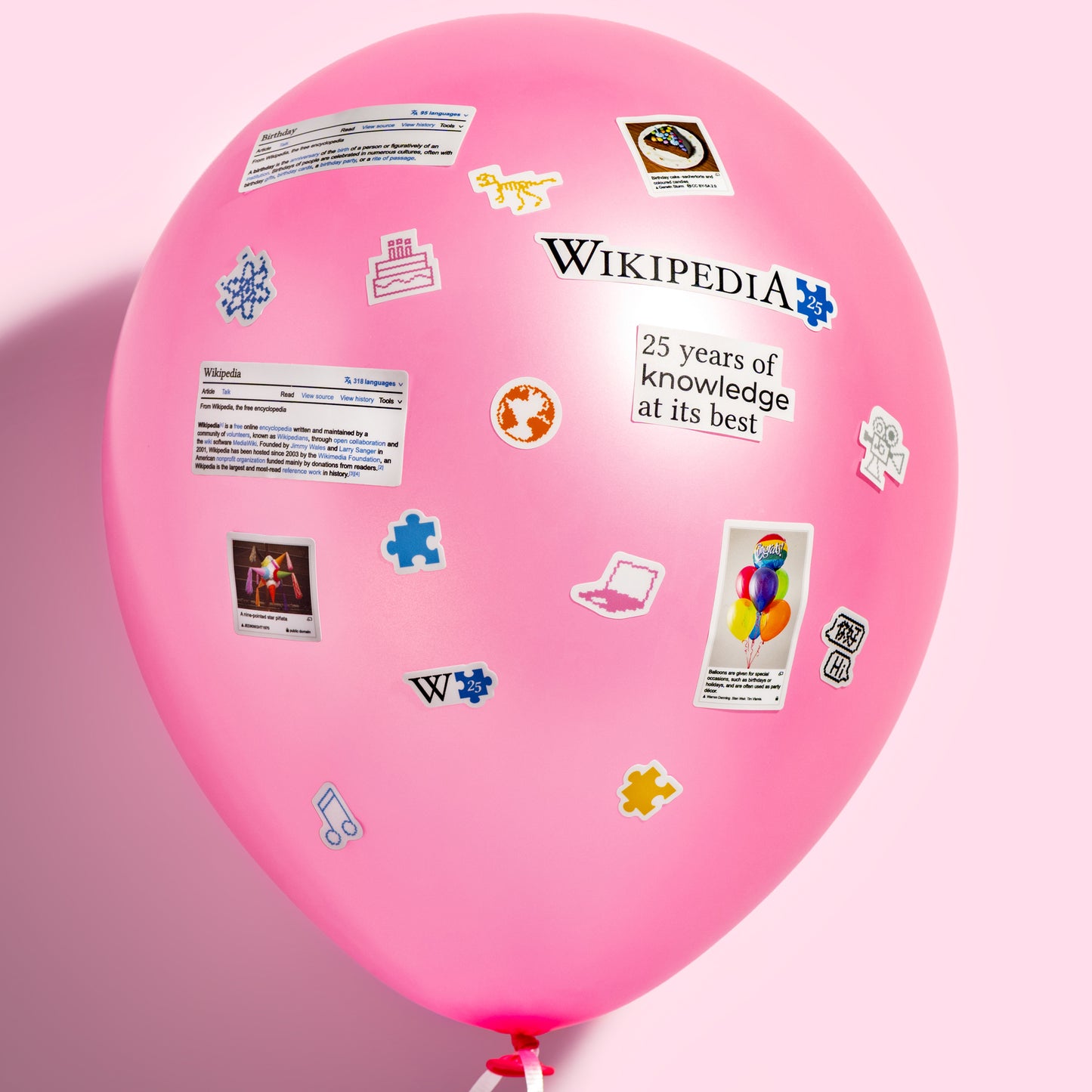 25周年記念ステッカーシート