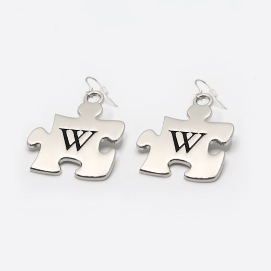 Puzzle Piece Earrings