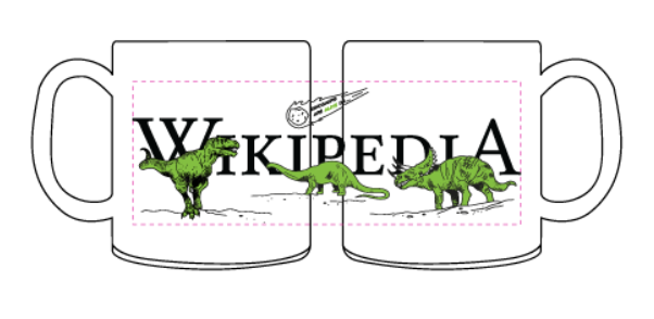 Dinosaur / Wikipedia mug