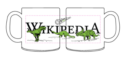 Dinosaur / Wikipedia mug